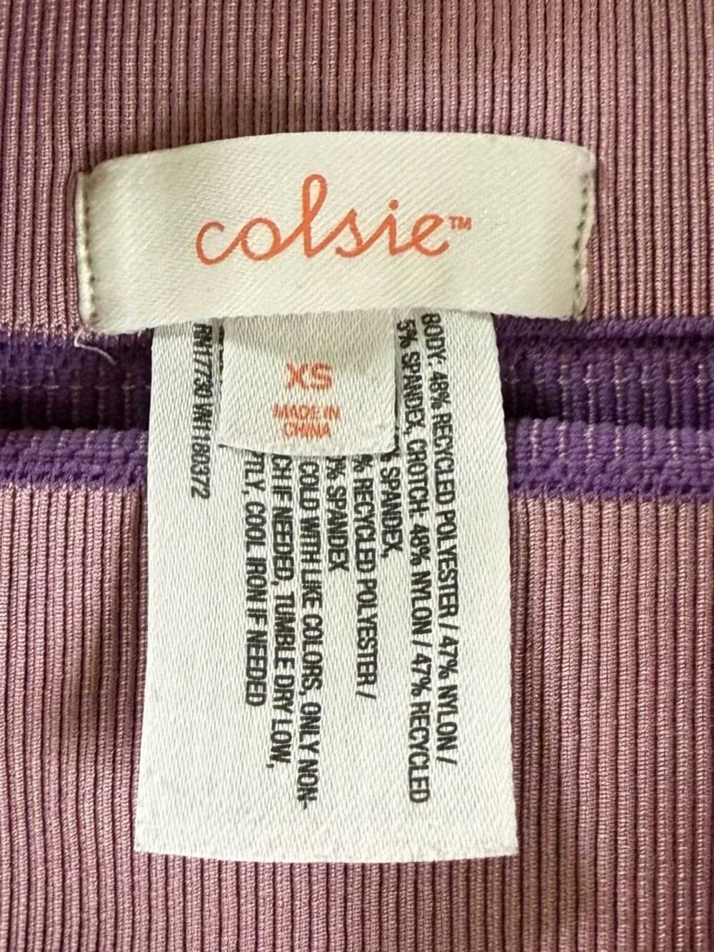 Colsie High-Waist Ribbed Shorts - Picture 4 of 4